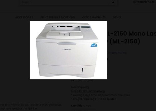 Samsung 2150 mono laser - ml-2150,