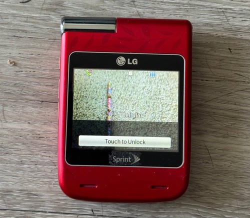 Un610 flip phone rosso us - flip,