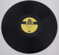 SHELLAC 78 giri 10" MGM disco grammofono entra lista