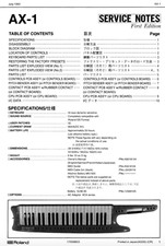 ROLAND AX-1, AX-7 Schematic