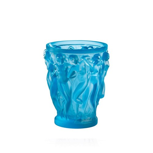 New lalique crystal pale blue - new,