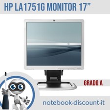 Monitor HP LA1751g Schermo 17" Per PC COMPUTER DESKTOP 1280x1024px 4:3 GRADO A