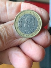 DUE Monete da 1 euro Spagna - 2002 - 2003   RARE     - Circolate -