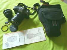 Pentax P30T  28-80 funzionante, teleconverter X2. borsa tracolla, manuale ita.