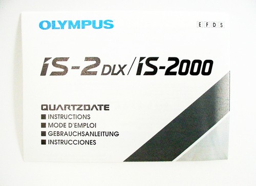 Olympus 2dlx 2000 opuscolo - olympus, is-2dlx-2000