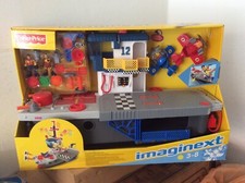 Rarissima nave portaerei Fisher Price Imaginext nuova in box da collezione