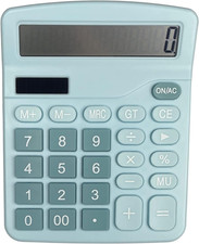 Calcolatrice, Calcolatrice Da Tavolo per Ufficio Con Display LCD 12 Cifre, Calco