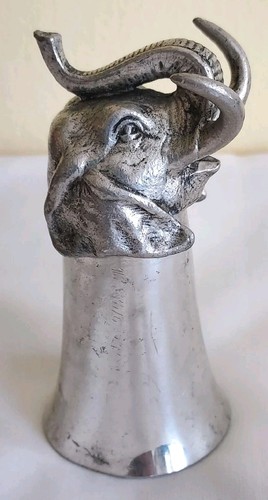 Staffa elefante vintage peltro - vintage,