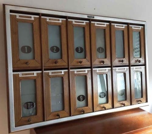 Casellario postale legno - casellario, in