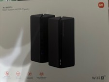 Xiaomi Mesh System AX3000 1000Mbps Dual-Band Router senza Fili, Pack di 2 - Neri