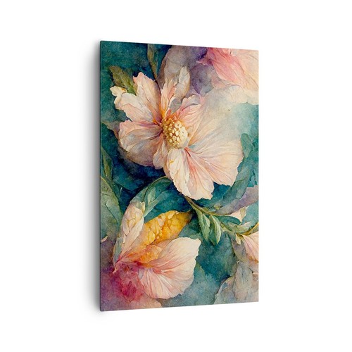 Quadro tela 80x120cm fiori - quadro,