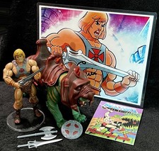 HE-MAN & BATTLE CAT w/COMIC &