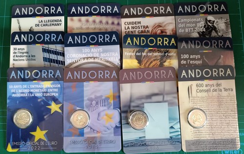 Euro commemorativi andorra - euro,