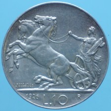 VITTORIO EMANUELE III 10 LIRE