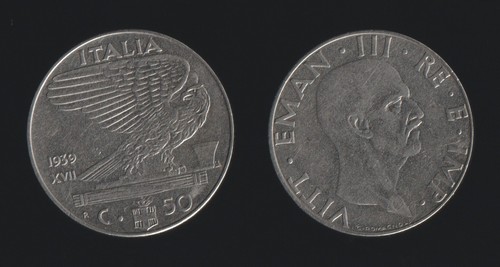 Centesimi 1939 xvii - centesimi, impero