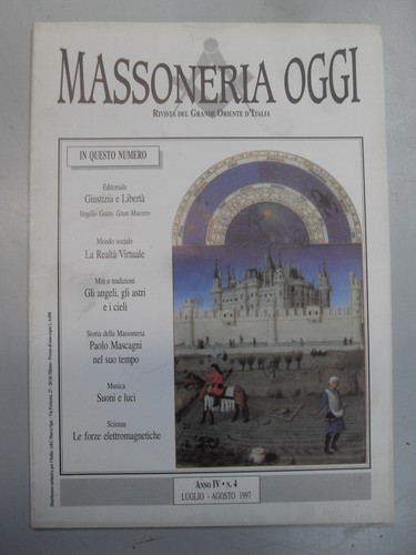 Massoneria oggi anno 4 - massoneria,