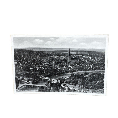 Cartolina postale ulm veduta - cartolina,