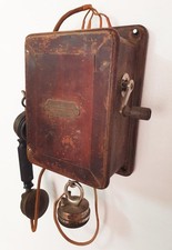 Antico Telefono da parete con