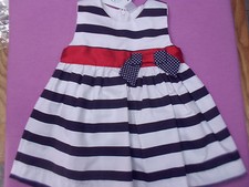 VESTITINO PIQUET BIANCO, BLU E