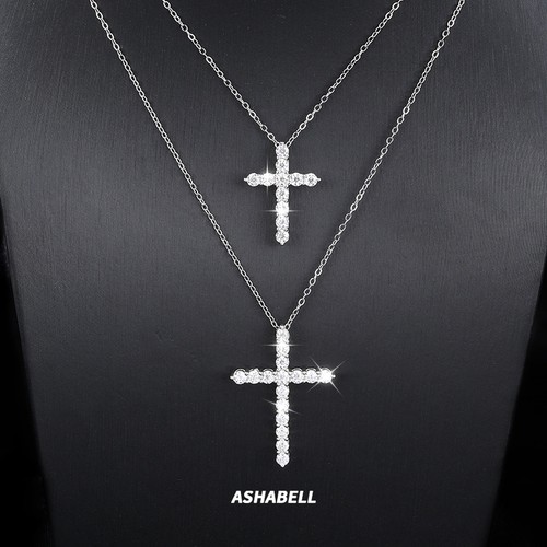Collana moissanite con - collana,