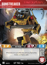 Sunstreaker - Bold Warrior - FOIL - Wave 2: Rise of the Combiners - Transformers