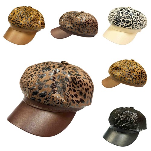 Cappello bakerboy leopardato - cappello,