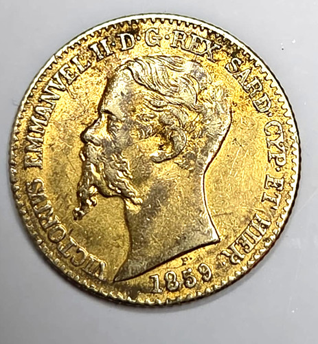 Moneta lire oro marengo - moneta,