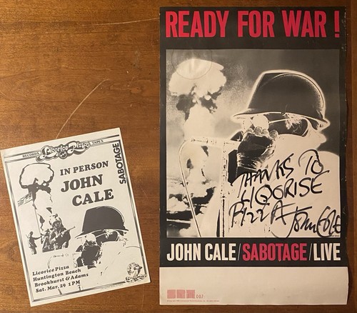 John cale sabotaggio 1980 - cale,