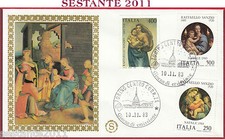 ITALIA FDC FILAGRANO RAFFAELLO SANZIO NATALE 1983 ANNULLO TORINO T334