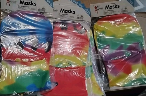 Maschera morphsuit arcobaleno - maschera,