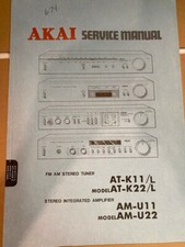 AKAI AT-K11 AT-K22 AM-U11