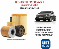 KIT 4 FILTRI TAGLIANDO UFI