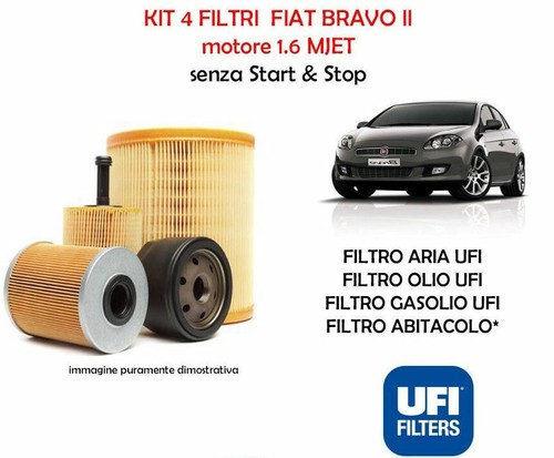 Kit filtri tagliando ufi - 4,