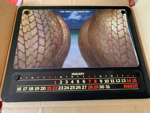 Pirelli calendar 1984 - calendar, mounting