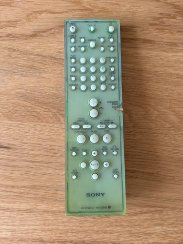 Sony system remote ss800 - av, rm-ss800
