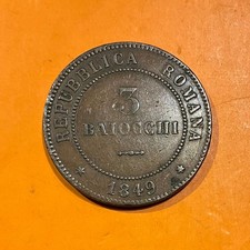 Italie - 3 baiocchi 1849 R en