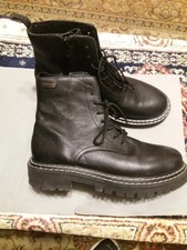 Bottines cuir grainé reine