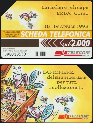 Scheda telefonica 2000 lire - telefonica,