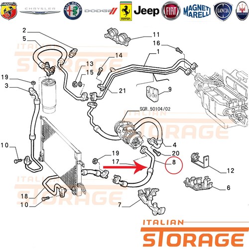 Lancia kappa anche coupe tubo - anche,
