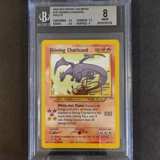 Shining Charizard BGS 8 Mint 107/105 Neo Destiny Unlimited ENG Pokémon