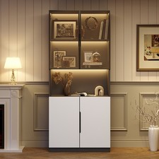 LED Standvitrinen Hochschrank