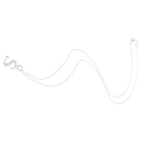 Collana con ciondolo lettera