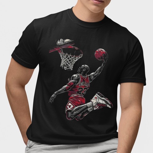 Shirt retrò jordan - t-shirt,