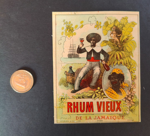 Ancienne rare étiquette - et,