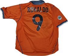 maglia calcio vintage Ronaldo Inter 2000-01 AUTOGRAPH Nike Pirelli jersey shirt