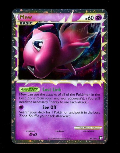 Carta pokemon mew prime - pokemon,