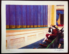 Edward Hopper Litografia COA