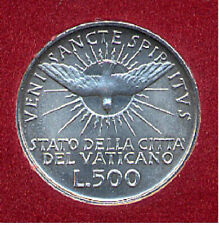 VATICANO  SEDE VACANTE  500 LIRE 1958  ARGENTO FDC