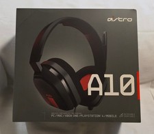 ** LOGITECH ASTRO A10 CUFFIE GAMING CABLATE OVER EAR MICROFONO PC PS5 XBOX **