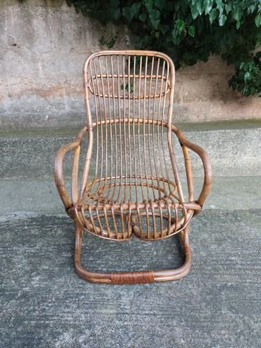 Poltrona rattan bambù - in, rattan/bambù